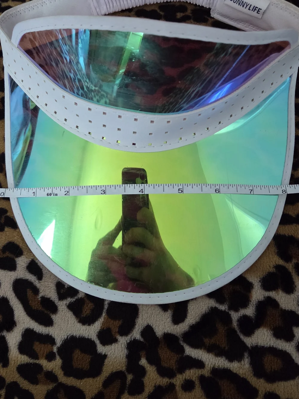 Sunnylife Iridescent Visor with White Trim